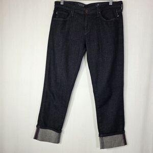 AG Adriano Goldschmied The Stevie Cuff Slim Straight Jeans - Size 30